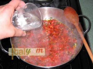 Red mullets in tomato sauce (Triglie alla Livornese) | Seafood recipes