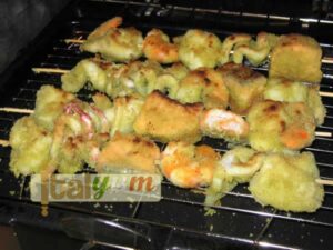 Fish kebabs (Spiedini di pesce) | Seafood recipes