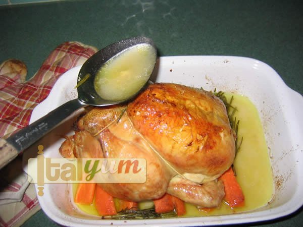 Stuffed roast chicken (Pollo ripieno) | Meat Recipes