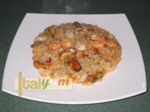 Seafood risotto (Risotto alla pescatora) | Risotto recipes