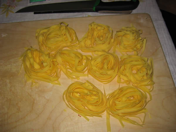 Homemade tagliatelle | Pasta recipes